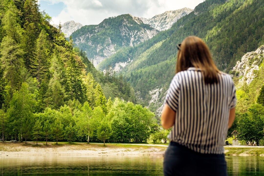 Portrait of a Slovenian female video editor